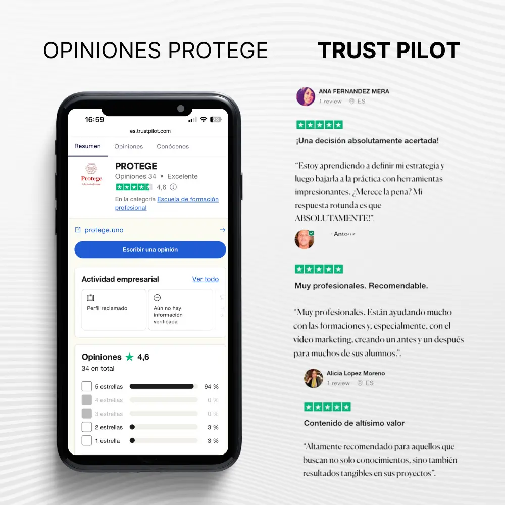 🗨️  OPINIONES, TESTIMONIOS DE ALUMNOS Y CASOS DE ÉXITO DE LOS CURSOS PROTEGE DE INCUBADORA DESPEGUE