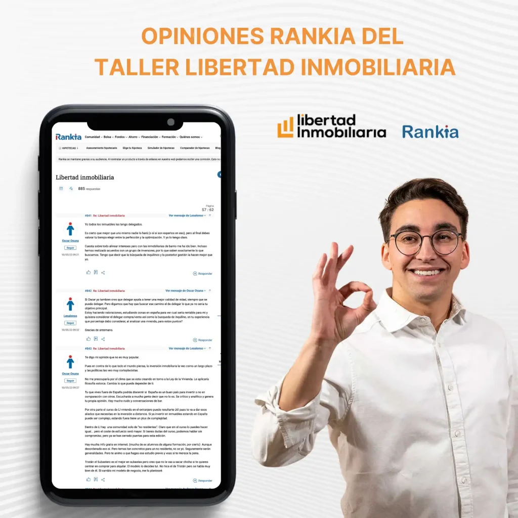 Opiniones, testimonios Y CASOS DE ÉXITO de otros alumnos del curso Libertad Inmobiliaria