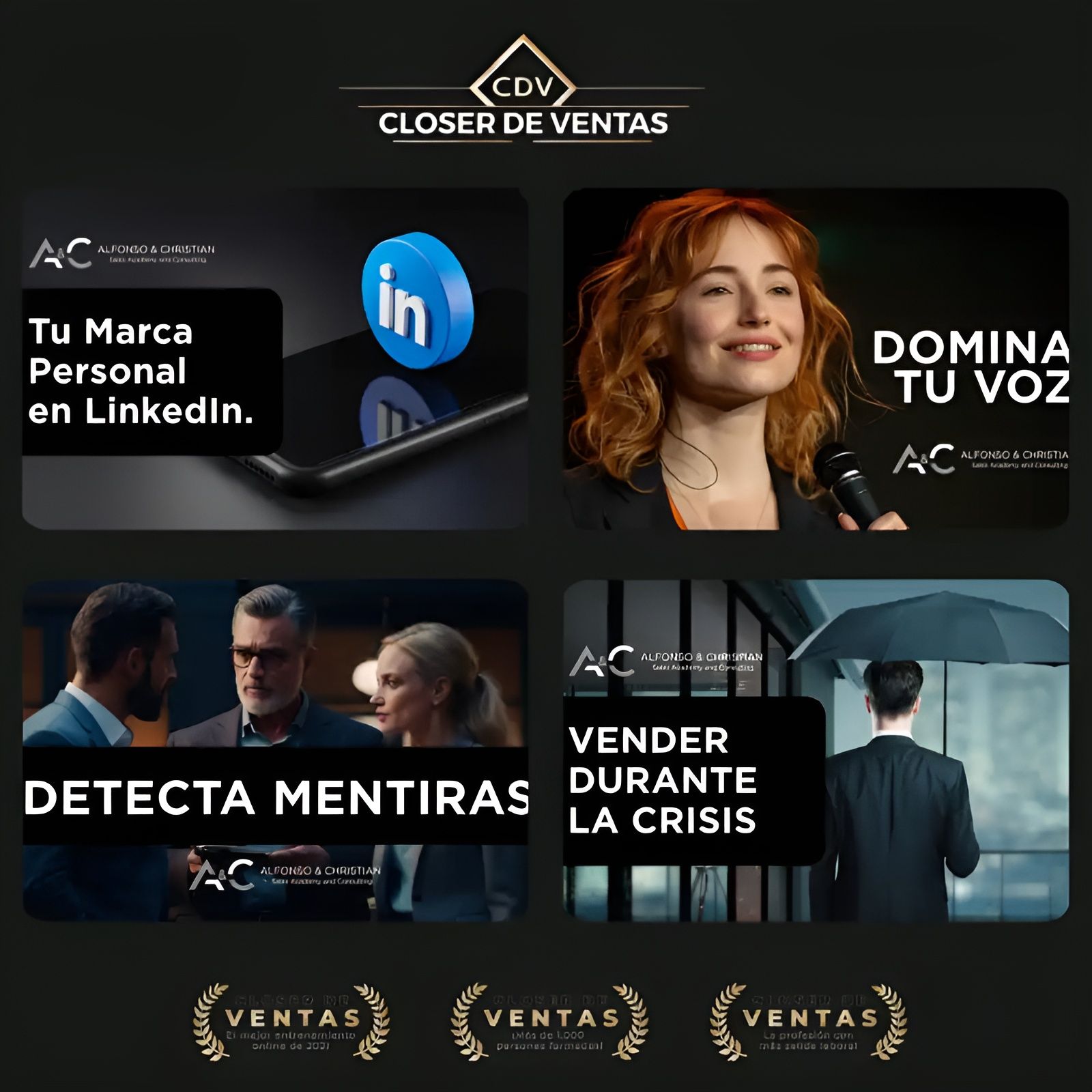 Bonus y contenido extra de Closer de de Ventas de Alfonso y Christian